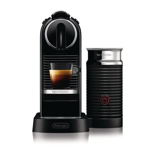 Nespresso CitiZ by DeLonghi and Aeroccino3 Milk Frother Black EN267-BAE (JB695)