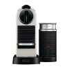 Nespresso CitiZ by DeLonghi and Aeroccino3 Milk Frother White EN267-WAE (JB696)