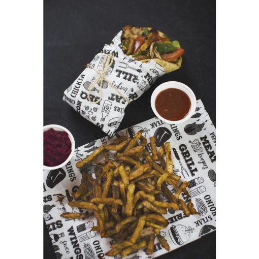 Vegware Greaseproof Sheets Grill 400x300mm 1000 Pack (JB825)
