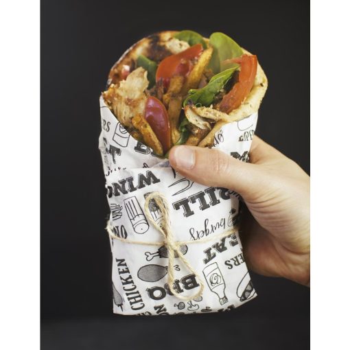 Vegware Greaseproof Sheets Grill 400x300mm 1000 Pack (JB825)