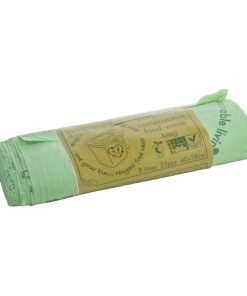 Vegware Compostable Food Caddy Bin Bags 8Ltr 25 Pack (JB827)