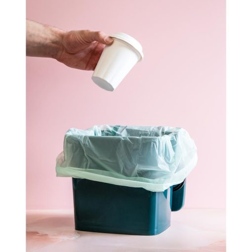 Vegware Compostable Food Caddy Bin Bags 8Ltr 25 Pack (JB827)