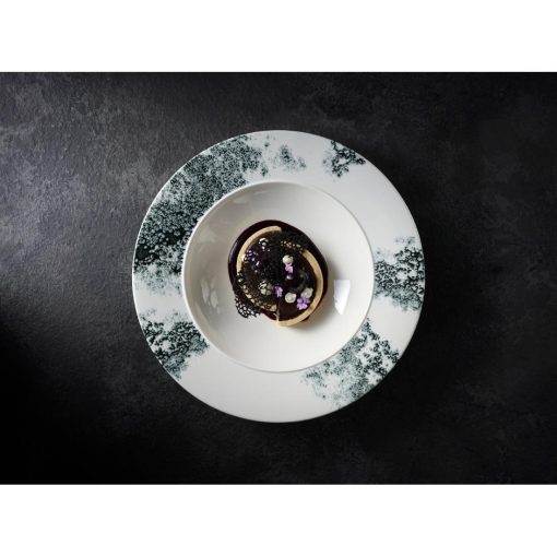 Churchill Alchemy Ambience Standard Rim Bowls Smoke Black 280mm 6 Pack (JC500)