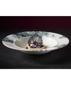 Churchill Alchemy Ambience Standard Rim Bowls Smoke Black 280mm 6 Pack (JC500)