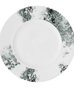 Churchill Alchemy Ambience Standard Rim Plates Smoke Black 280mm 6 Pack (JC501)