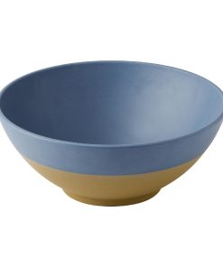 Churchill Emerge Melamine Oslo Blue Deep Serving Bowls 285mm 4 Pack (JC538)