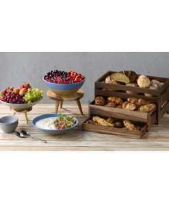 Churchill Emerge Melamine Oslo Blue Deep Serving Bowls 285mm 4 Pack (JC538)