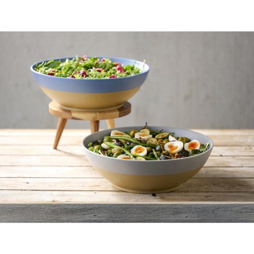 Churchill Emerge Melamine Oslo Blue Deep Serving Bowls 285mm 4 Pack (JC538)