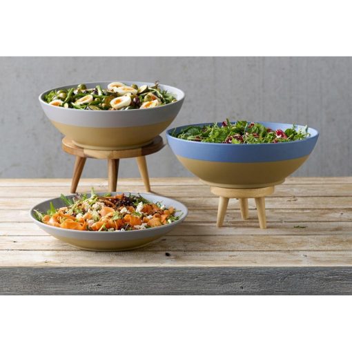 Churchill Emerge Melamine Oslo Blue Deep Serving Bowls 285mm 4 Pack (JC538)