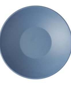 Churchill Emerge Melamine Oslo Blue Shallow Serving Bowls 300mm 4 Pack (JC539)