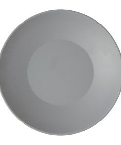 Churchill Emerge Melamine Seattle Grey Shallow Serving Bowls 360mm 2 Pack (JC545)