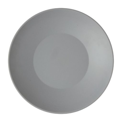 Churchill Emerge Melamine Seattle Grey Shallow Serving Bowls 360mm 2 Pack (JC545)