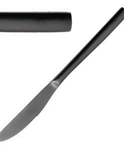 Comas BCN Black Table Knives 12 Pack (JC546)