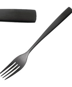 Comas BCN Black Table Forks 12 Pack (JC548)