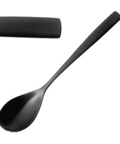 Comas BCN Black Dessert Spoons 12 Pack (JC559)