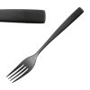 Comas BCN Black Dessert Forks 12 Pack (JC560)