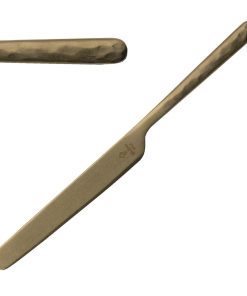 Comas Kodai Vintage Gold Table Knives 12 Pack (JC588)