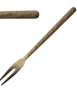 Comas Kodai Vintage Gold Cake Forks 12 Pack (JC594)