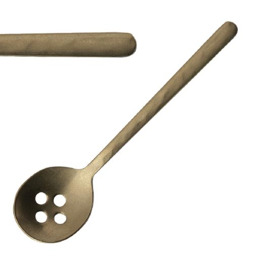 Comas Kodai Vintage Gold Moka Spoons 12 Pack (JC597)