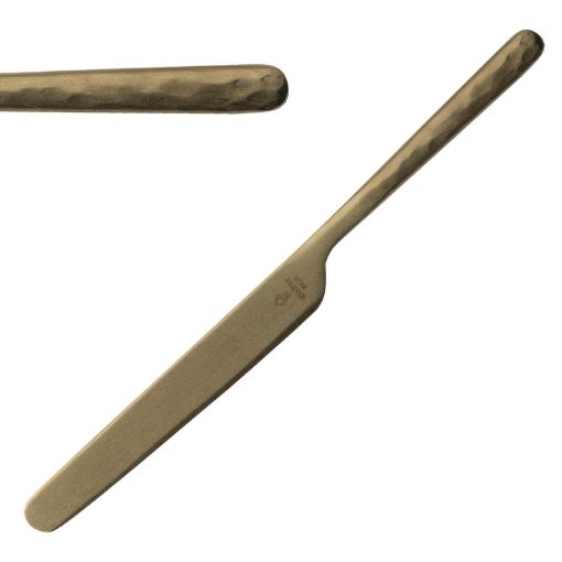 Comas Kodai Vintage Gold XL Table Knives 12 Pack (JC601)