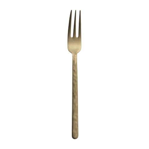 Comas Kodai Vintage Gold 3-Prong XL Table Forks 12 Pack (JC605)