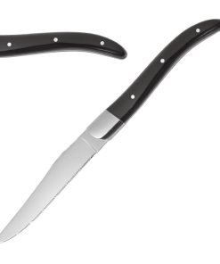 Comas ACR Black Acrylic Steak Knives 6 Pack (JC607)