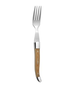 Comas Alps Pakka Wood Steak Forks 6 Pack (JC608)