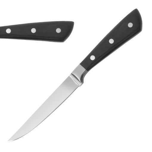 Comas Montblanc Black Acrylic Steak Knives 6 Pack (JC610)