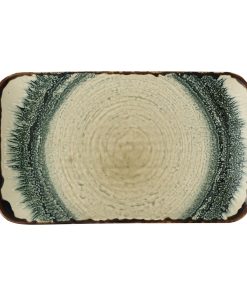 Dusson Harvest Flare Linen Organic Rectangular Plates 270x160mm 12 Pack (JC611)