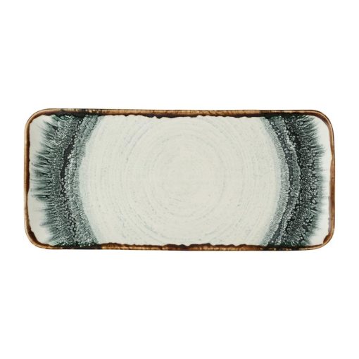 Dudson Harvest Flare Natural Rectangular Organic Plates 346x156mm 6 Pack (JC623)