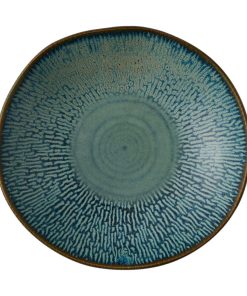Churchill Envisage Cascade Sapphire Blue Natural Bowls 220mm 6 Pack (JC659)