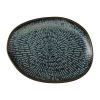 Churchill Envisage Cascade Sapphire Blue Natural Oblong Plates 260x200mm 6 Pack (JC663)