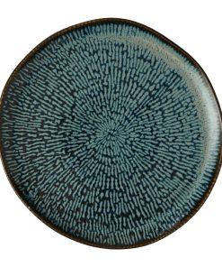 Churchill Envisage Cascade Sapphire Blue Natural Plates 255mm 6 Pack (JC666)