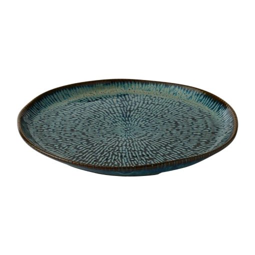 Churchill Envisage Cascade Sapphire Blue Natural Plates 255mm 6 Pack (JC666)