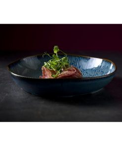 Churchill Envisage Cascade Sapphire Blue Natural Deep Bowls 215mm 6 Pack (JC667)