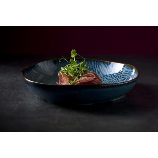 Churchill Envisage Cascade Sapphire Blue Natural Deep Bowls 215mm 6 Pack (JC667)