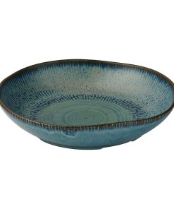 Churchill Envisage Cascade Sapphire Blue Natural Deep Bowls 250mm 6 Pack (JC668)