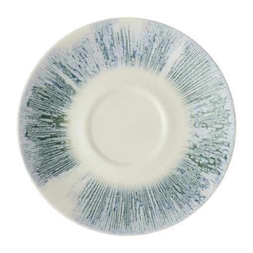 Churchill Lyra Blue Cappuccino Saucers 156mm 12 Pack (JC672)