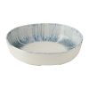Churchill Lyra Blue Organic Walled Bowls 200mm 6 Pack (JC683)