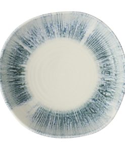 Churchill Lyra Blue Organic Walled Bowls 200mm 6 Pack (JC683)