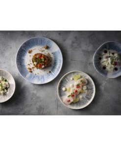 Churchill Lyra Blue Organic Walled Bowls 200mm 6 Pack (JC683)