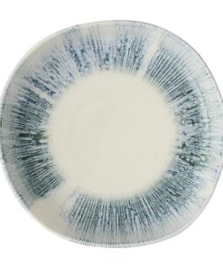 Churchill Lyra Blue Organic Walled Bowls 230mm 6 Pack (JC684)