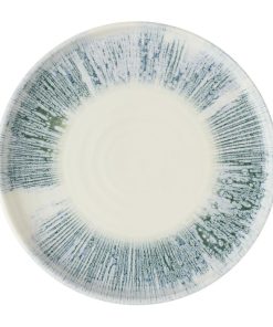 Churchill Lyra Blue Walled Plates 210mm 6 Pack (JC685)