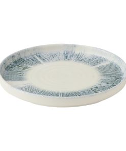 Churchill Lyra Blue Walled Plates 210mm 6 Pack (JC685)