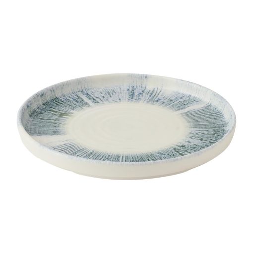 Churchill Lyra Blue Walled Plates 210mm 6 Pack (JC685)