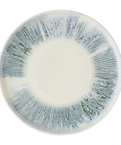 Churchill Lyra Blue Walled Plates 260mm 6 Pack (JC686)