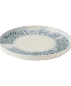 Churchill Lyra Blue Walled Plates 260mm 6 Pack (JC686)