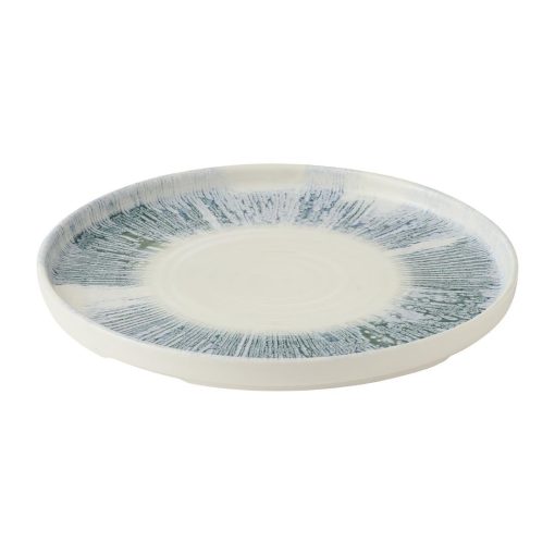 Churchill Lyra Blue Walled Plates 260mm 6 Pack (JC686)
