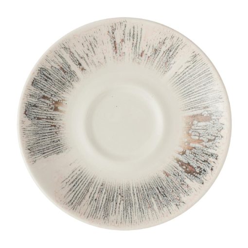 Churchill China Lyra Pink Cappuccino Saucers 156mm 12 Pack (JC692)
