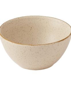 Churchill Stonecast Nutmeg Cream Snack Bowls 400ml 12 Pack (JC717)